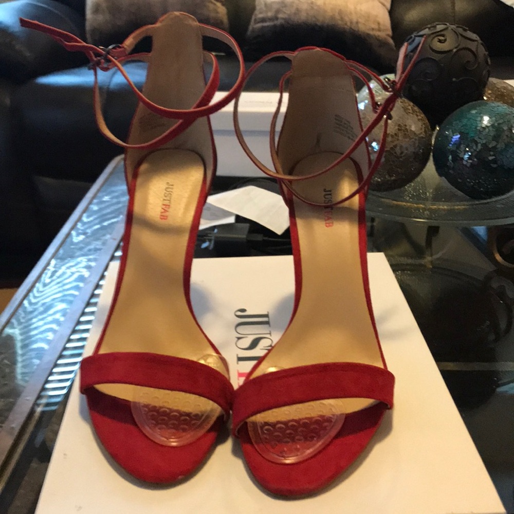 Keely red sandals